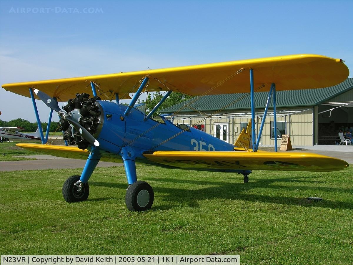 N23VR, Boeing A75N1(PT17) C/N 75-435, Stearman PT 17