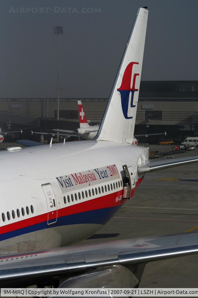 9M-MRQ, 2002 Boeing 777-2H6/ER C/N 28422, with 