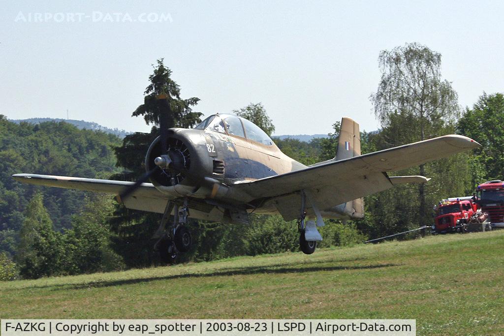 F-AZKG, 1951 North American T-28A Fennec C/N 174-111, airshow Dittingen 2003