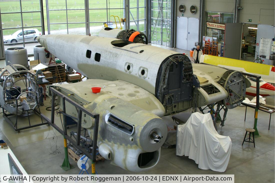 G-AWHA, 1948 CASA 2-111D C/N 025A, Deutsche Museum.CASA C-2.111B B-2I-77.Under restauration.