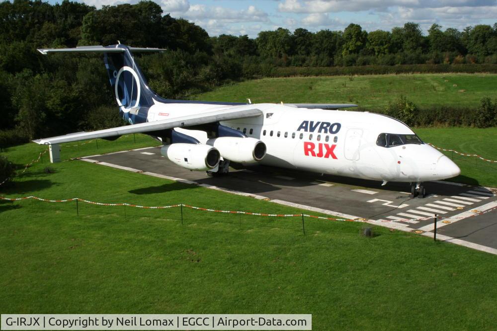 G-IRJX, 2001 British Aerospace Avro 146-RJ100 C/N E3378, Just washed.