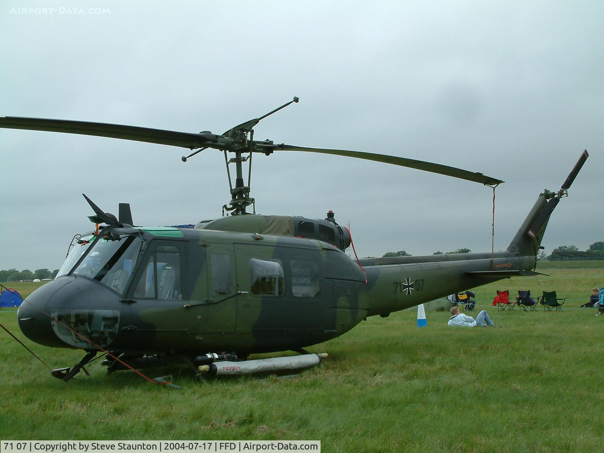 71 07, Bell (Dornier) UH-1D Iroquois (205) C/N 8167, Royal International Air Tattoo 2004