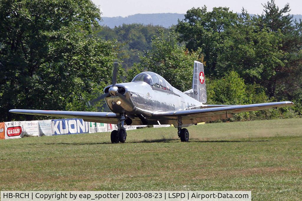 HB-RCH, 1955 Pilatus P3-05 C/N 456-5, airdisplay 2003 Dittingen