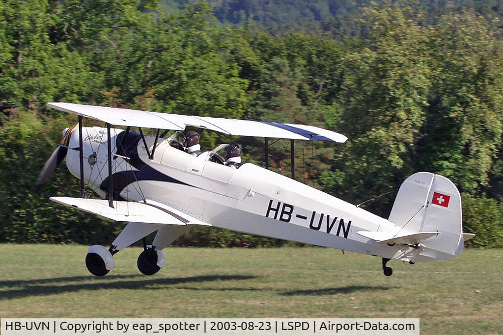 HB-UVN, 1957 CASA 1-131E Jungmann C/N 2142, airdisplay 2003 Dittingen