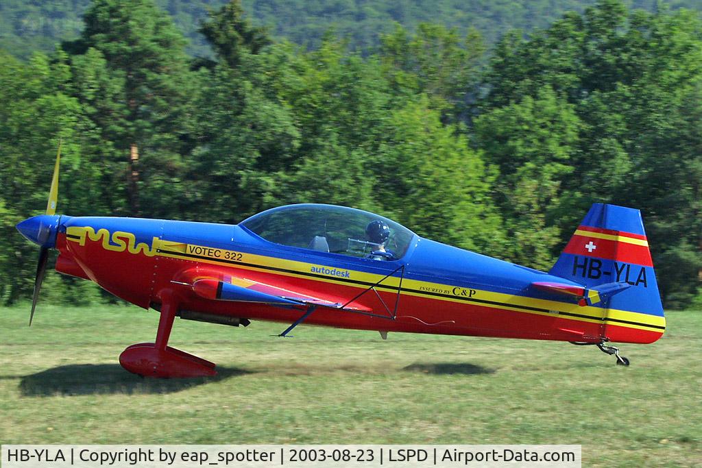 HB-YLA, 2003 MSW Votec 322 C/N 02-003, airdisplay 2003 Dittingen