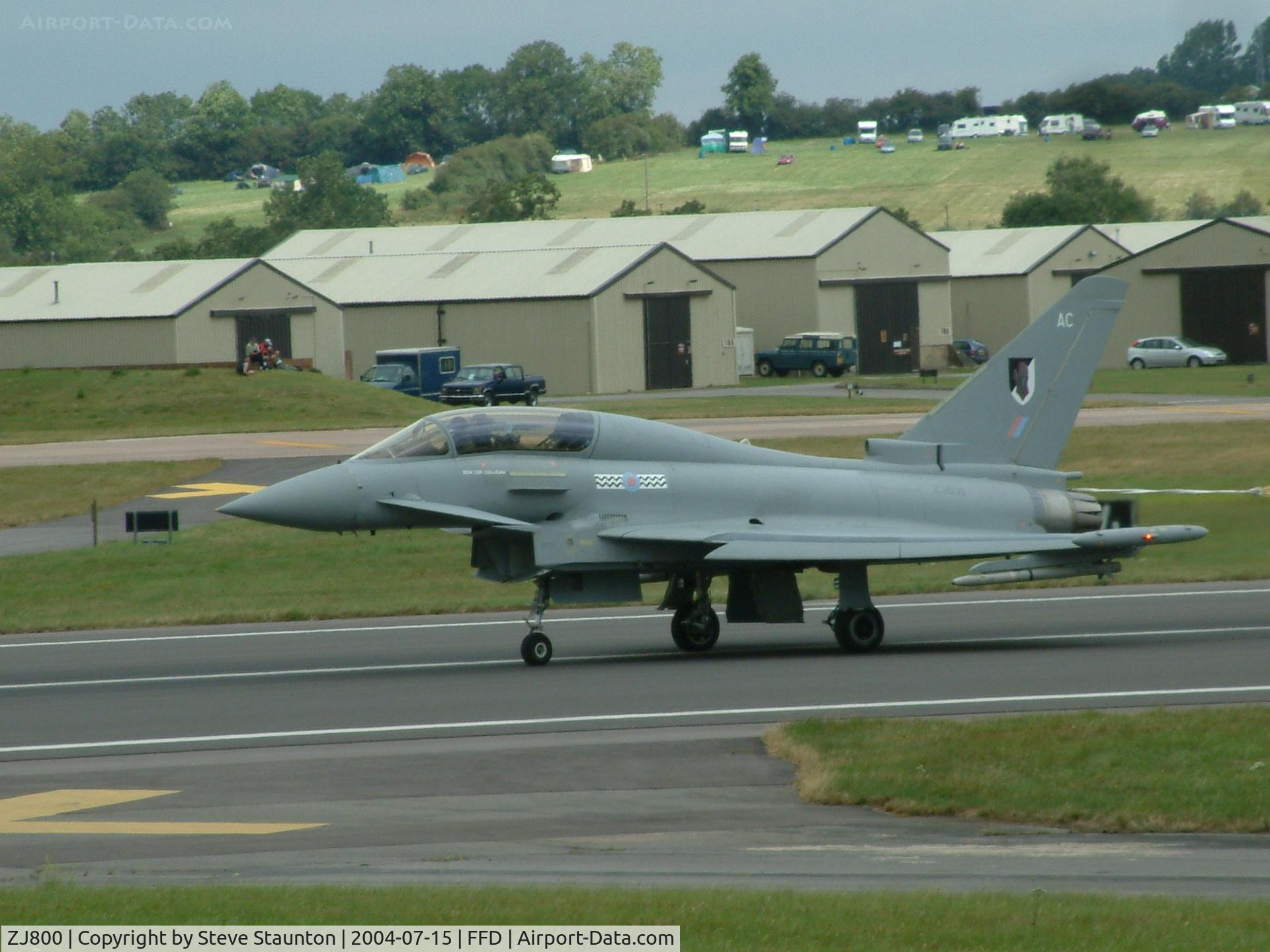 ZJ800, 2003 Eurofighter EF-2000 Typhoon T3 C/N 004/BT001, Royal International Air Tattoo 2004