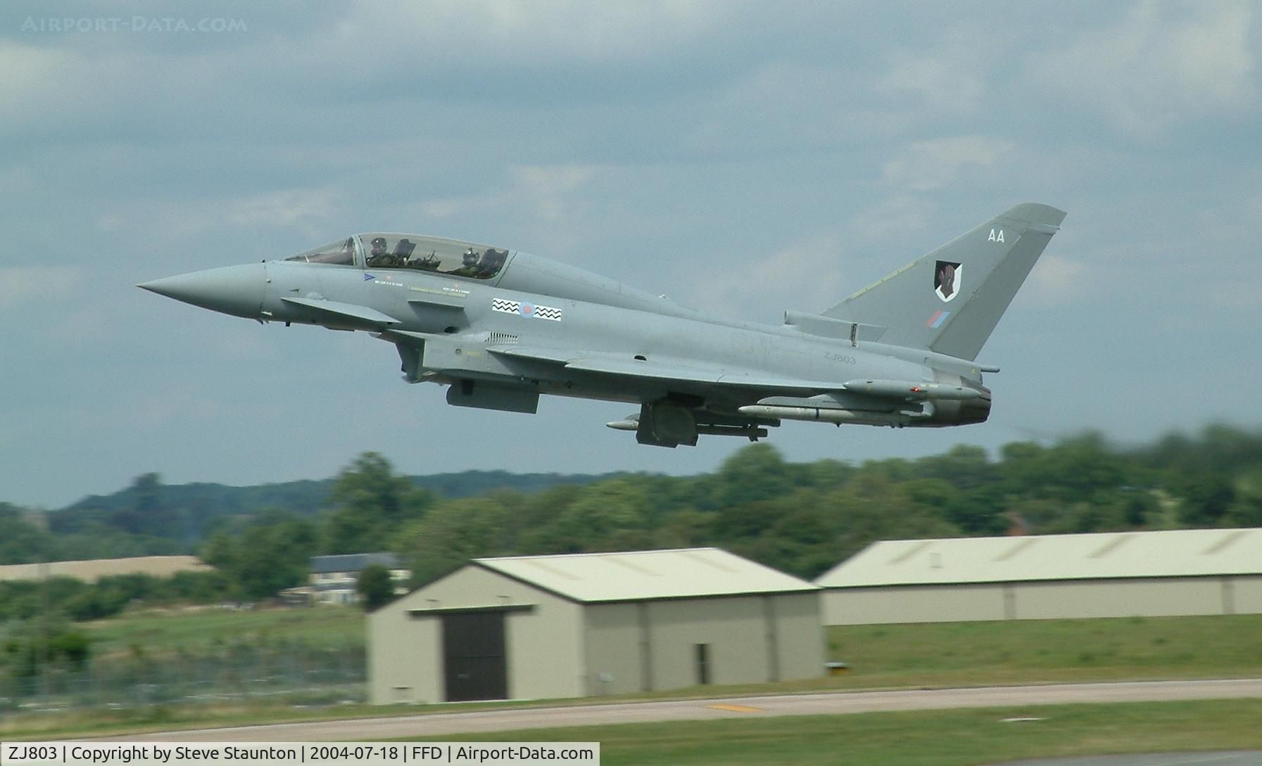 ZJ803, 2003 Eurofighter EF-2000 Typhoon T2 C/N 0013/BT004, Royal International Air Tattoo 2004