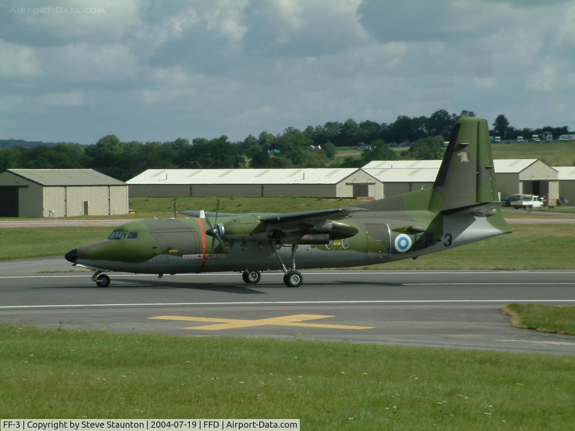FF-3, 1983 Fokker F-27-400M Friendship C/N 10662, Royal International Air Tattoo 2004