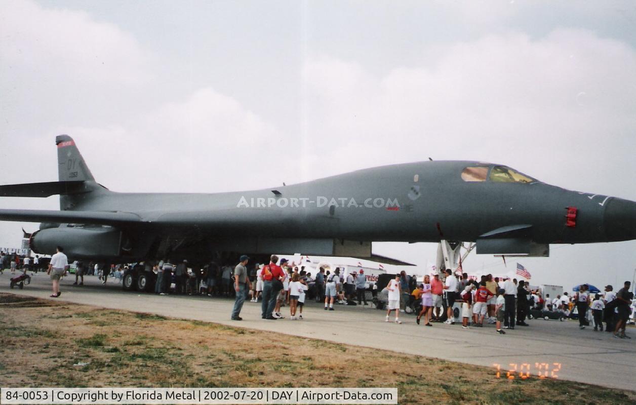 84-0053, 1984 Rockwell B-1B Lancer C/N 13, B-1B