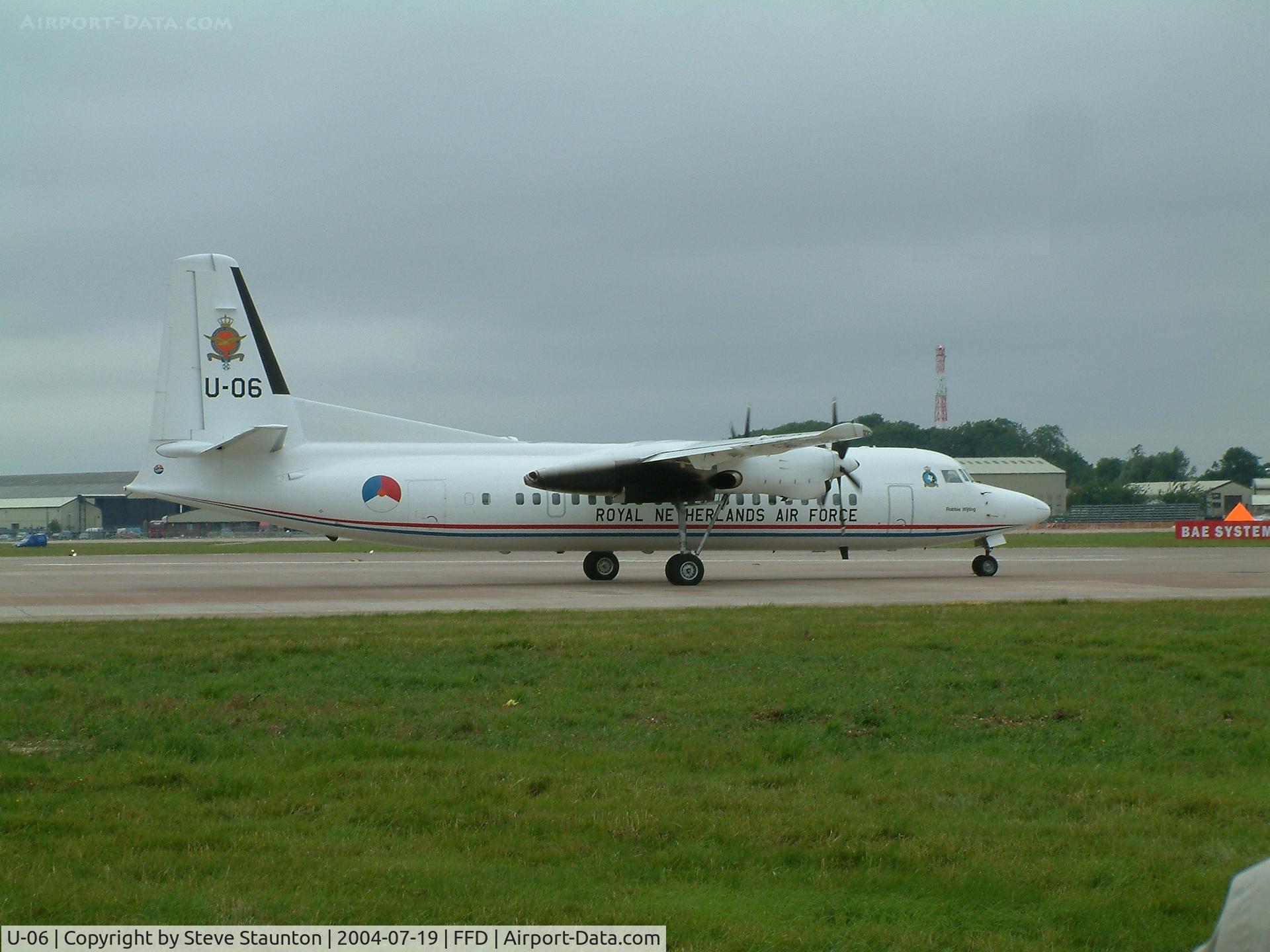 U-06, 1993 Fokker 50 C/N 20287, Royal International Air Tattoo 2004