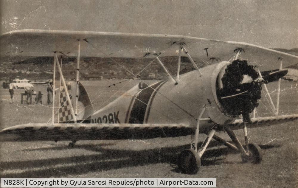 N828K, 1932 Great Lakes 2T-1A Sport Trainer C/N 89, Hungarian news arhiv photo / Repules 1962.oktober