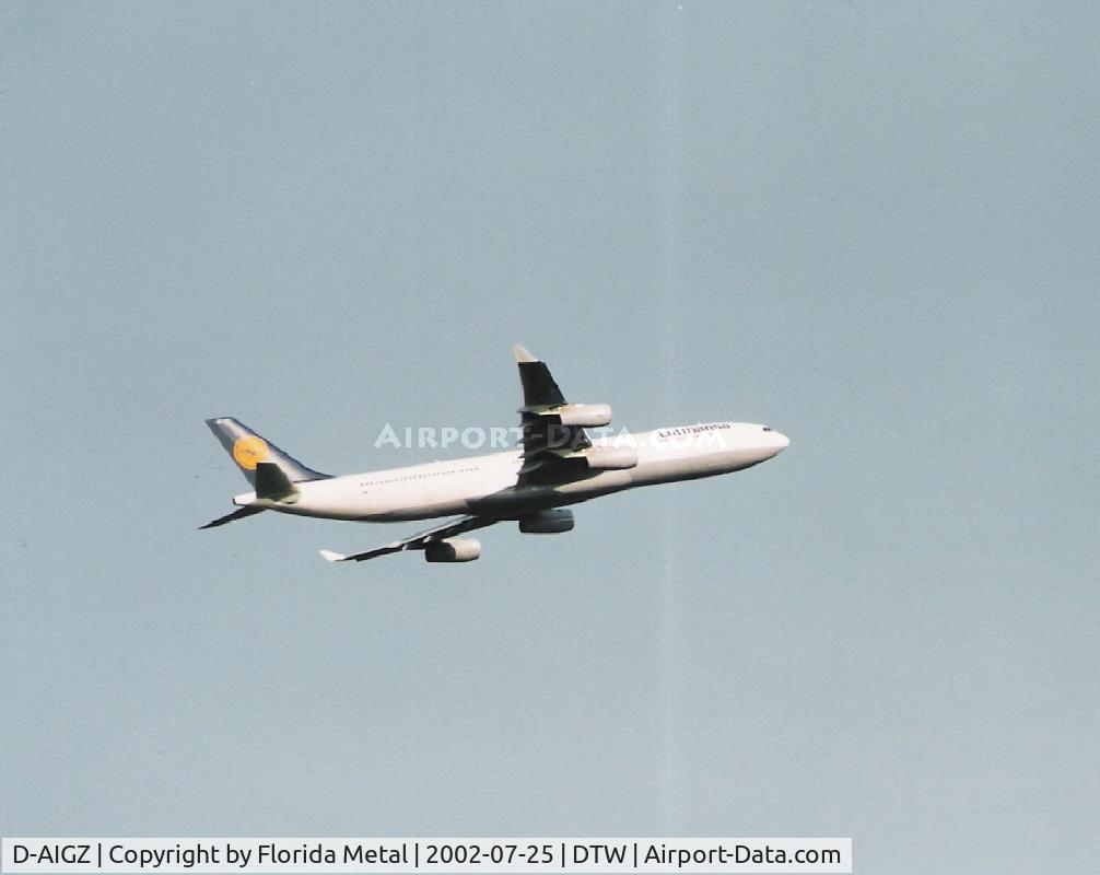 D-AIGZ, 2000 Airbus A340-313 C/N 347, Lufthansa