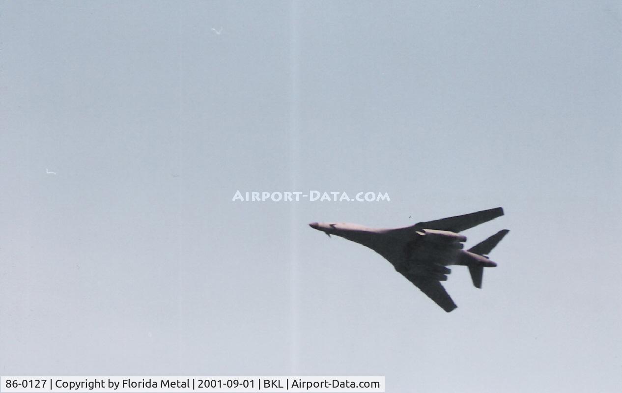 86-0127, 1986 Rockwell B-1B Lancer C/N 87, B-1B