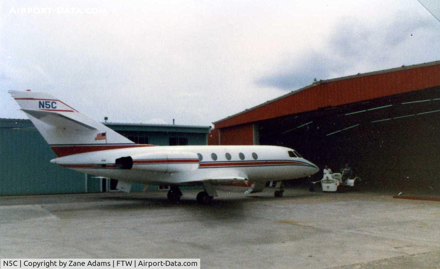 N5C, 1965 Dassault Falcon (Mystere) 20C C/N 17, Hawker at Meacham @1980
