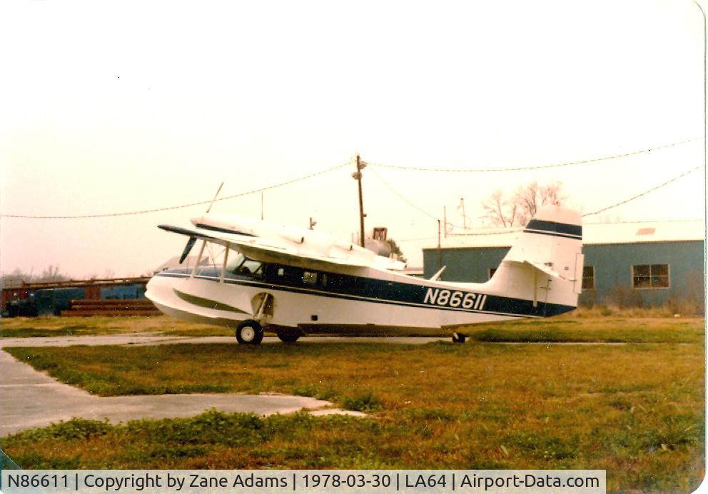 N86611, 1946 Grumman G-44A Widgeon C/N 1437, Morgan City