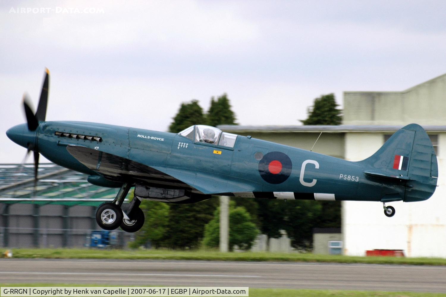 G-RRGN, 1945 Supermarine 389 Spitfire PR.XIX C/N 6S/594677, The Rolls-Royce owned Spitfire PS853