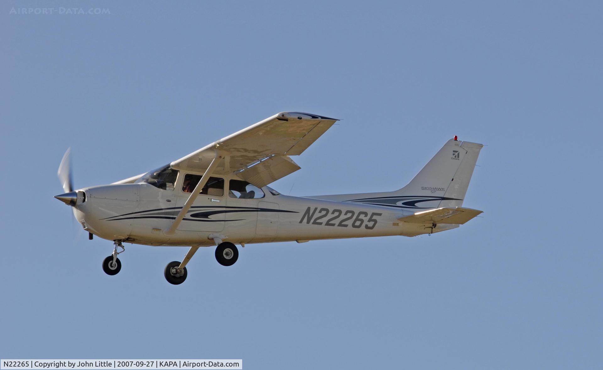 N22265, 2005 Cessna 172S C/N 172S10026, Approach to 17L