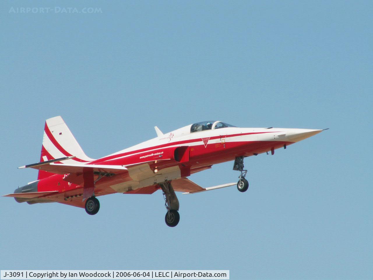 J-3091, Northrop F-5E Tiger II C/N L.1091, Northrop F-5E/Patrouille Suisse/San Javier,Murcia
