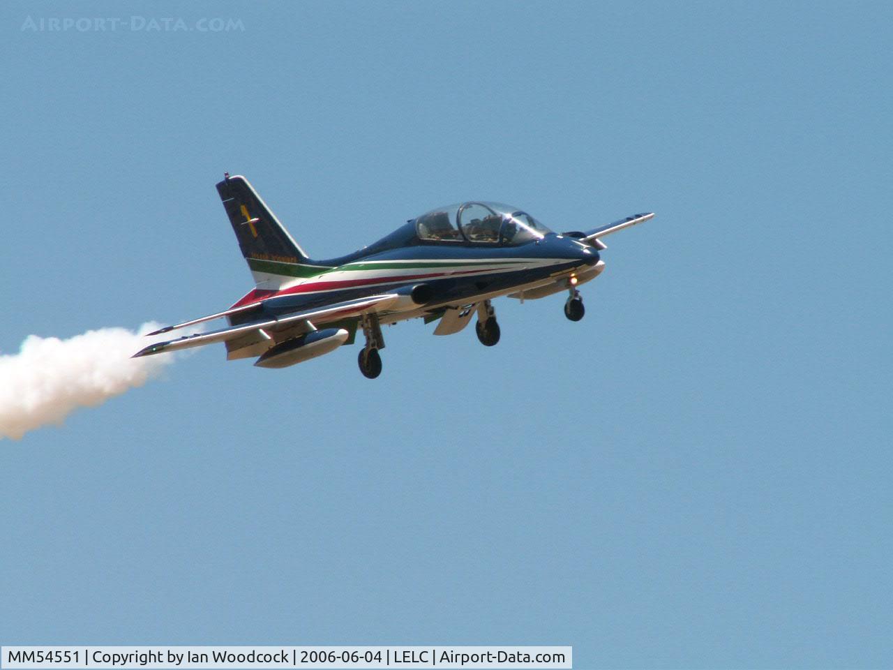 MM54551, Aermacchi MB-339PAN C/N 6772/167/AD018, MB-339 PAN/Frecce Tricolri/San Javier,Murcia