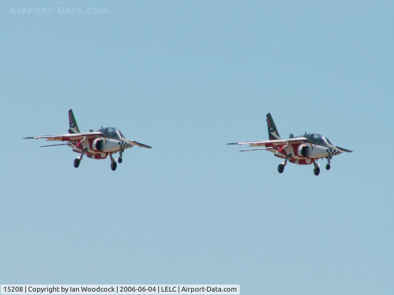15208, Dassault-Dornier Alpha Jet A C/N 0030, Alpha Jet/Portuguese AF/San Javier,Murcia (with 15250)