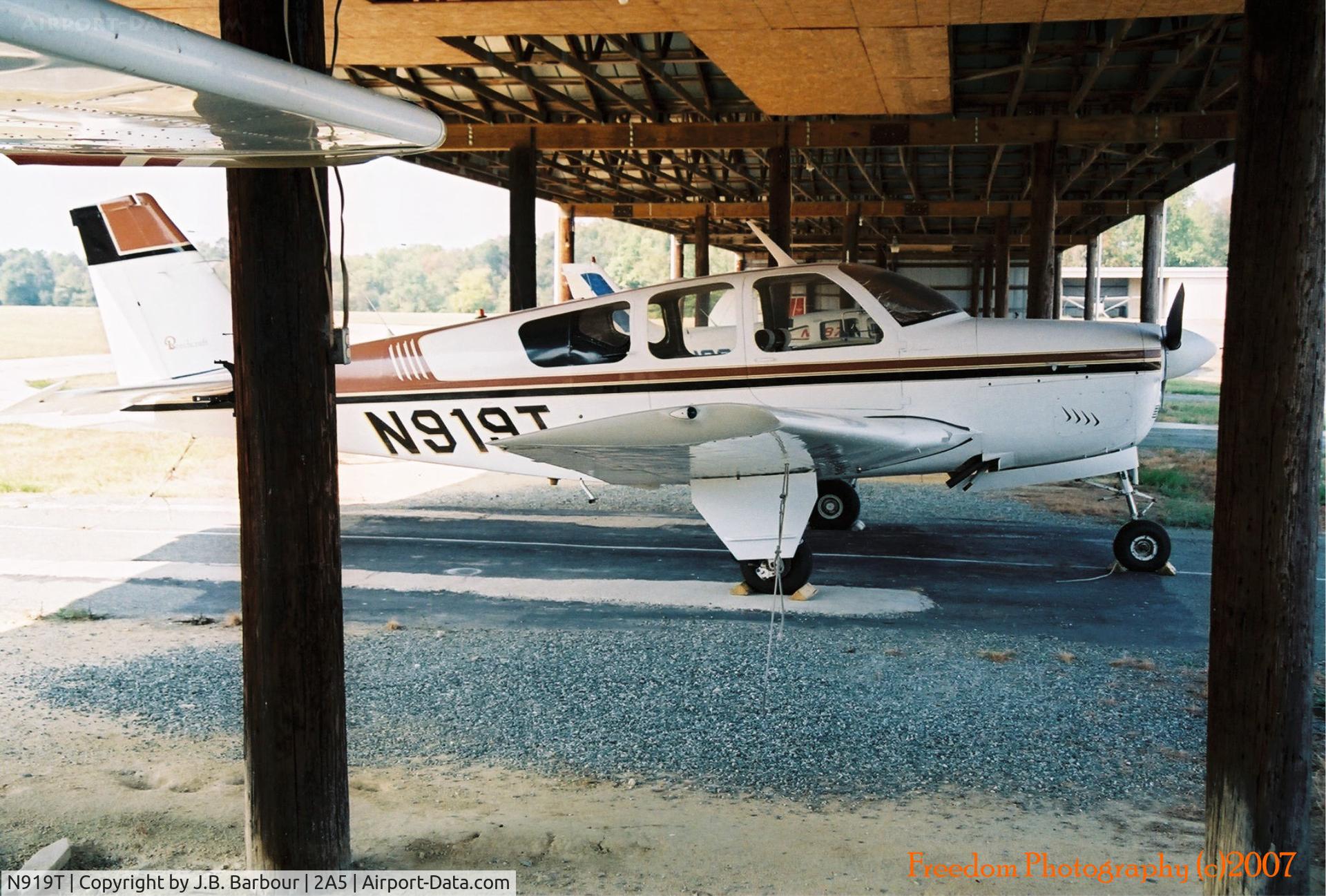 N919T, 1960 Beech 35-33 Debonair C/N CD-119, N/A