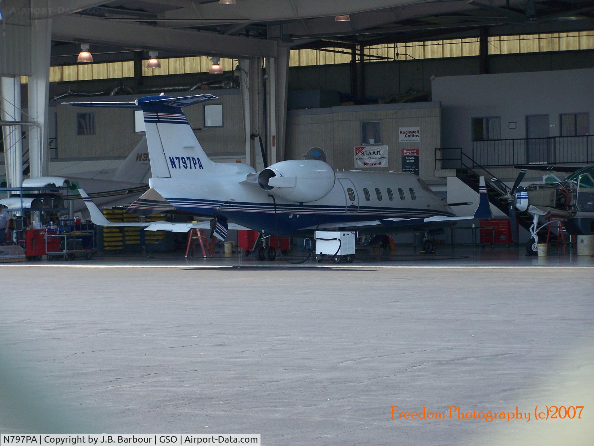 N797PA, 1997 Learjet Inc 60 C/N 098, In for the monthly's I guess