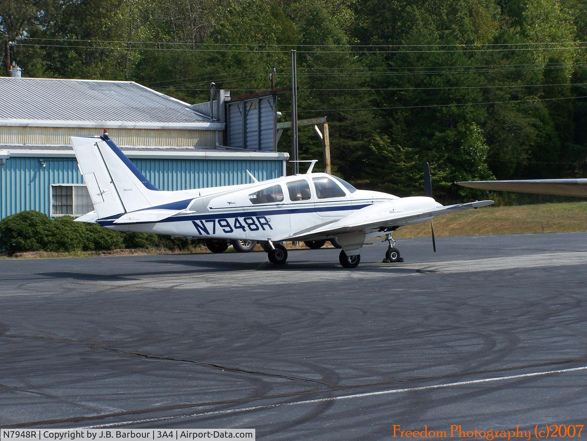 N7948R, 1969 Beech 95-B55 (T42A) Baron C/N TC-1231, Sweet