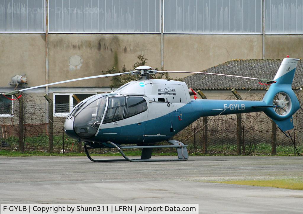 F-GYLB, 2001 Eurocopter EC-120B Colibri C/N 1340, Parked at the airclub hangar