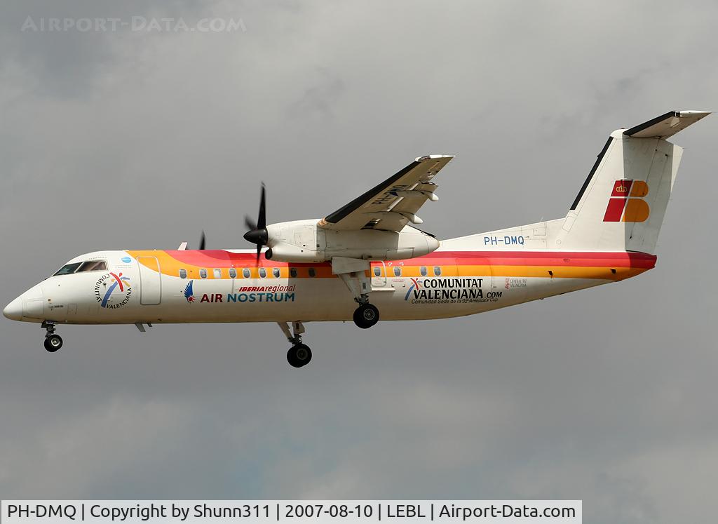 PH-DMQ, 2000 De Havilland Canada DHC-8-315Q Dash 8 C/N 567, Landing rwy 25R
