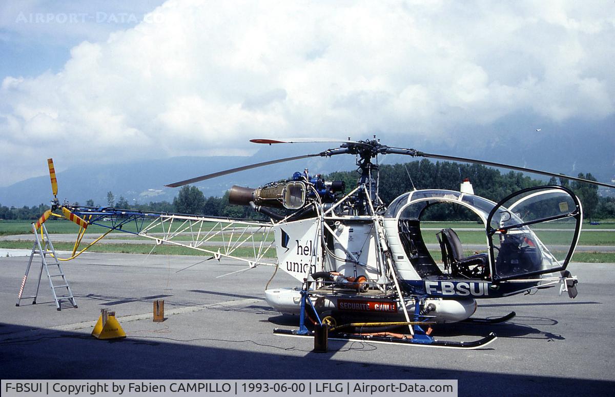 F-BSUI, Aerospatiale SA-315B Lama C/N 2220, Grenoble Le Versoud