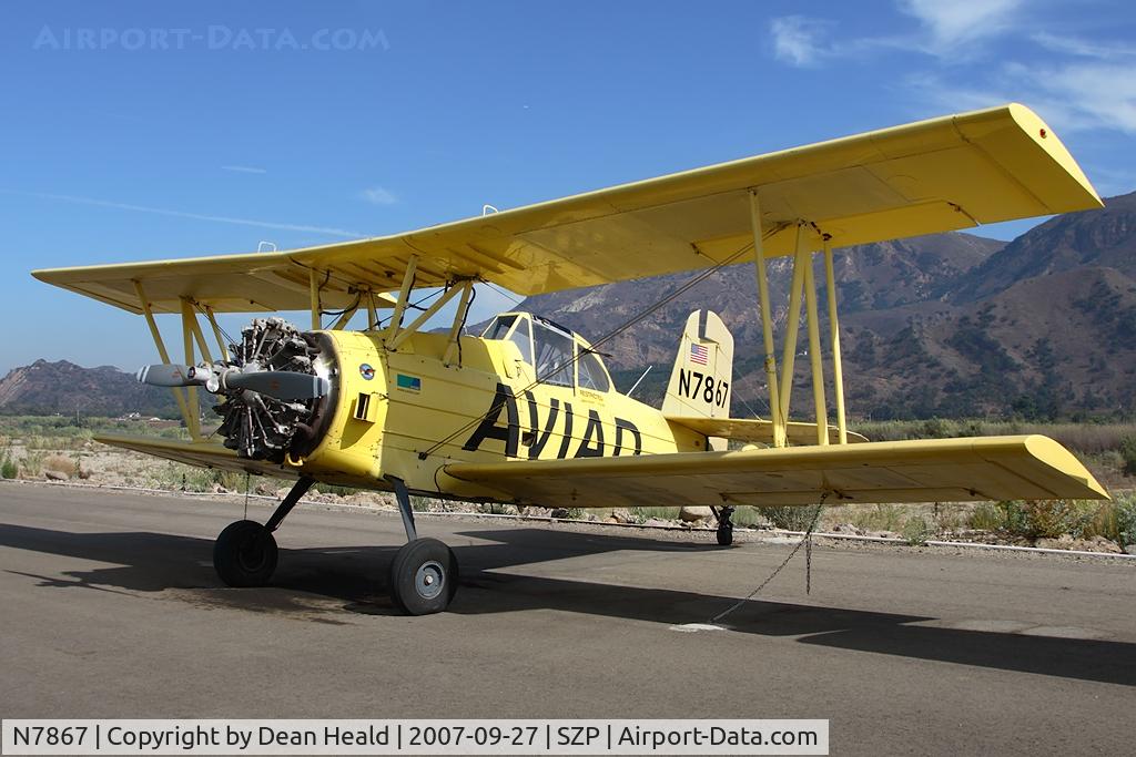 N7867, 1972 Grumman-Schweizer G-164A C/N 999, 1972 Grumman-Schweizer G-164A AG-CAT at Santa Paula (KSZP).