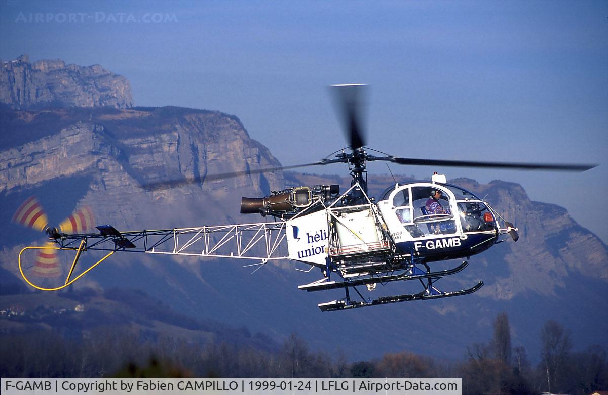 F-GAMB, Aerospatiale SA-315B Lama C/N 2457, Heli Union