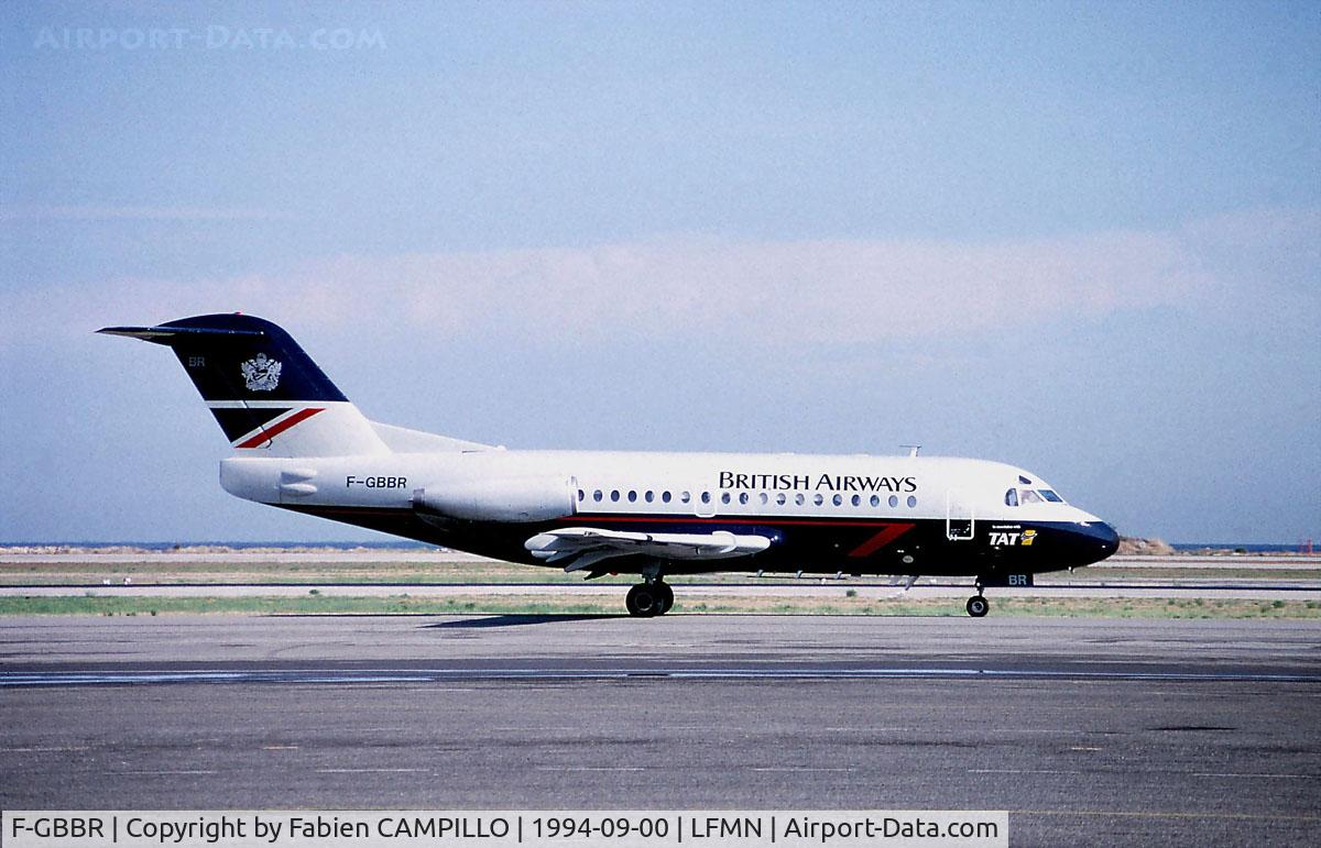 F-GBBR, 1972 Fokker F.28-1000 Fellowship C/N 11051, British Airways - TAT