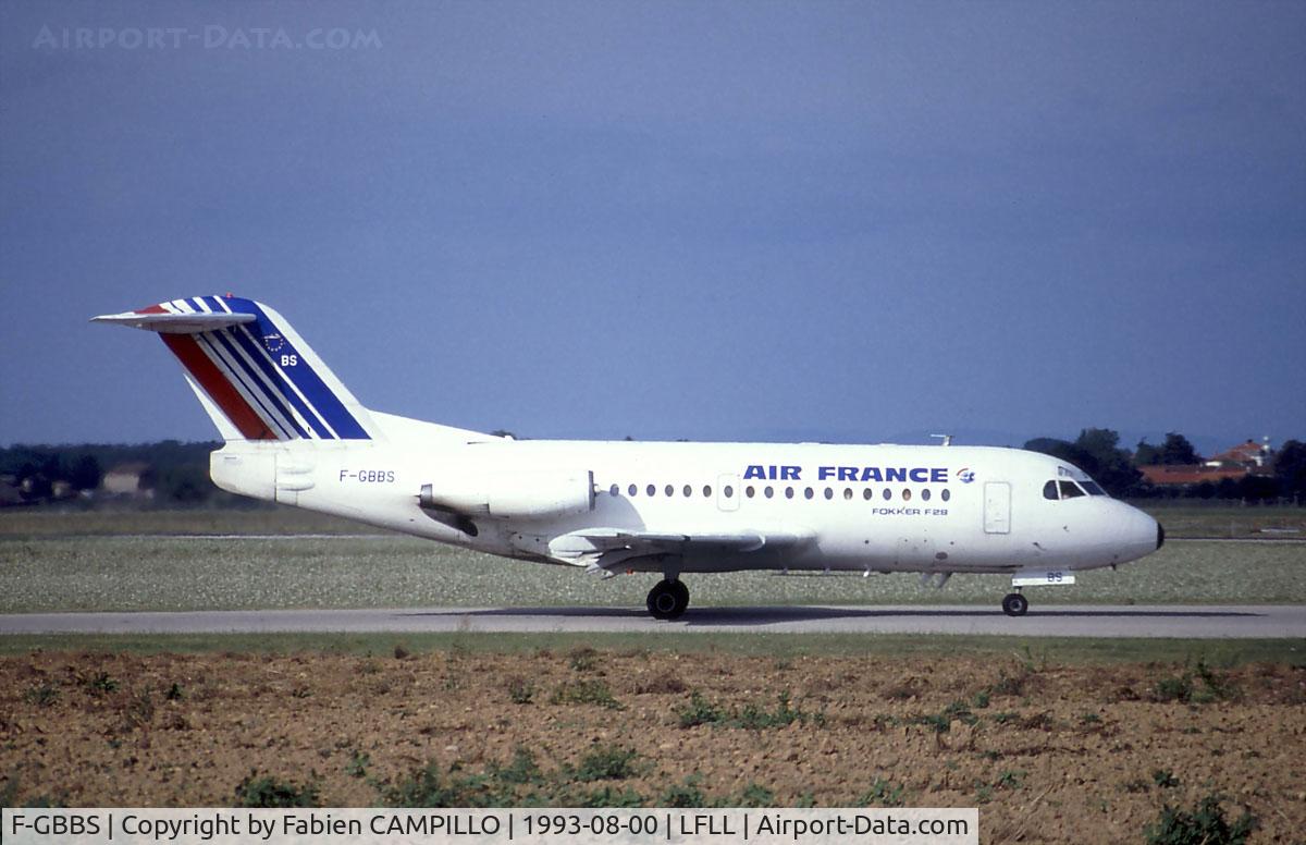 F-GBBS, 1972 Fokker F.28-1000 Fellowship C/N 11050, Air France