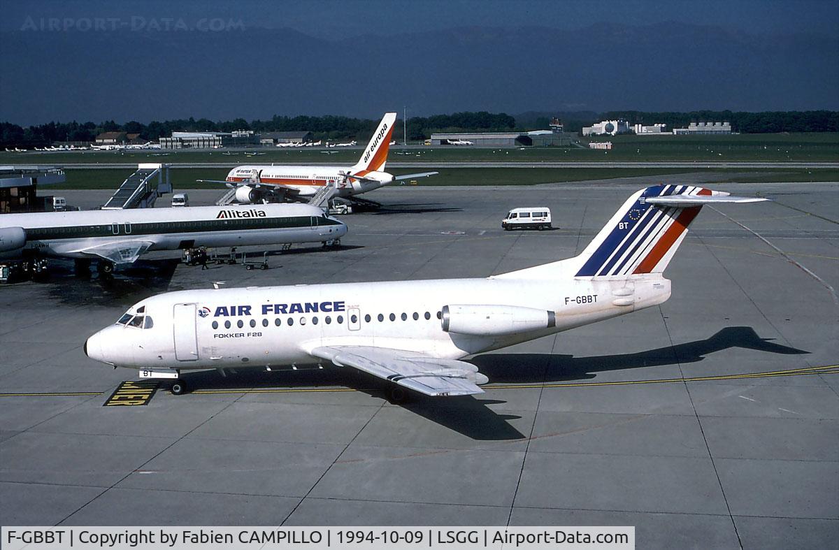 F-GBBT, 1972 Fokker F.28-1000 Fellowship C/N 11052, Air France