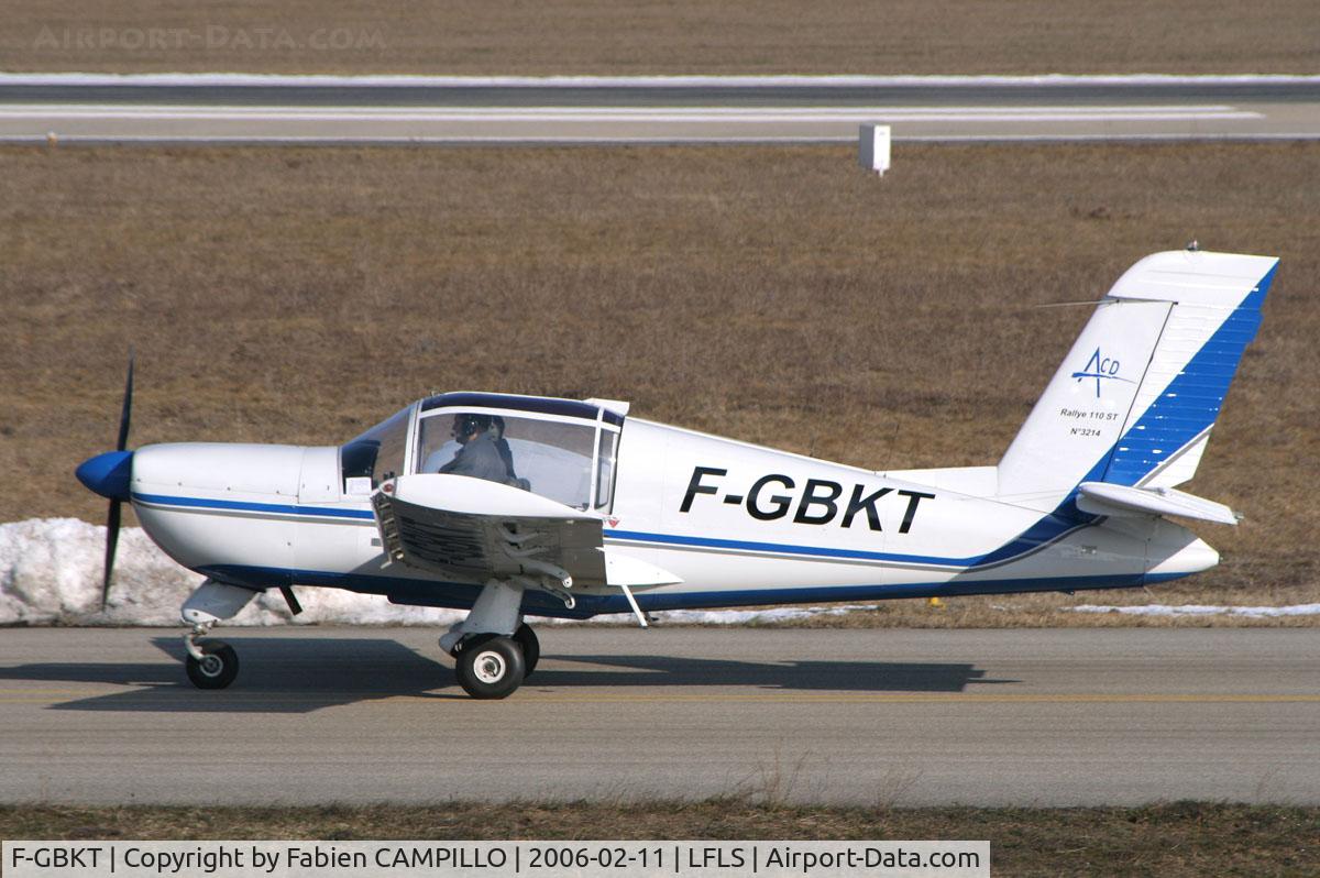 F-GBKT, Socata Rallye 110 ST C/N 3214, AÃ©ro Club du DauphinÃ©