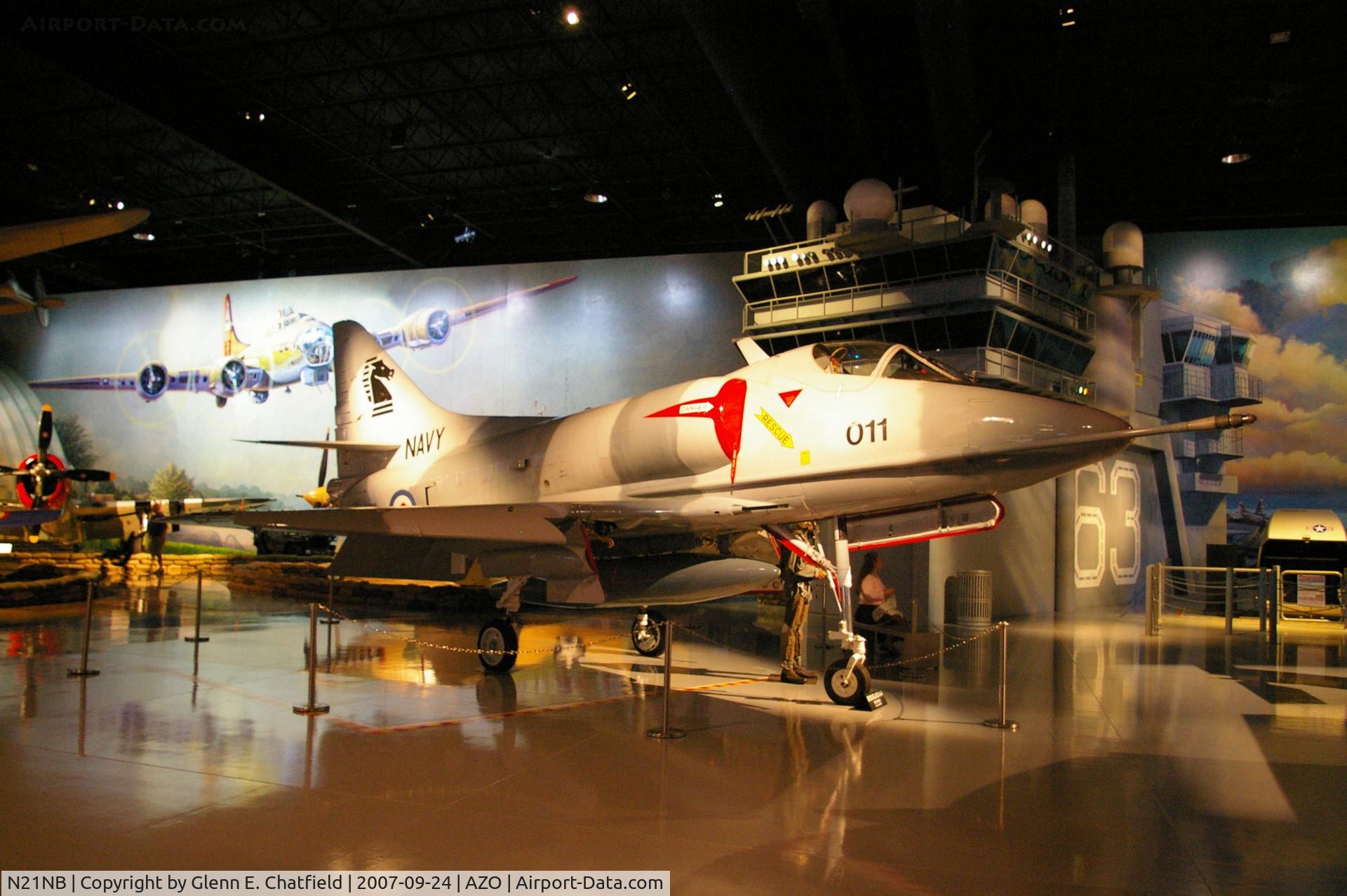 N21NB, 1959 Douglas A-4B Skyhawk (A4D-2) C/N 12257, A-4D at the Kalamazoo Air Zoo