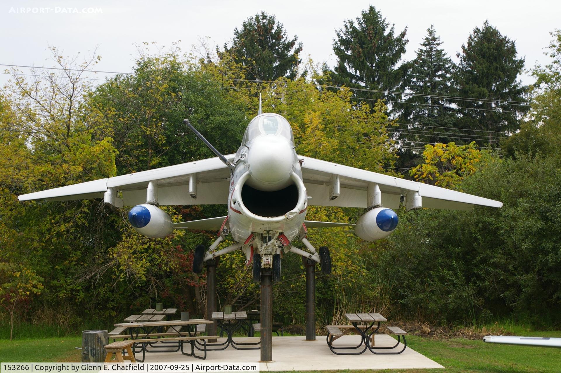 153266, LTV A-7A Corsair II C/N A-175, A-7A at the Waterford, WI VFW