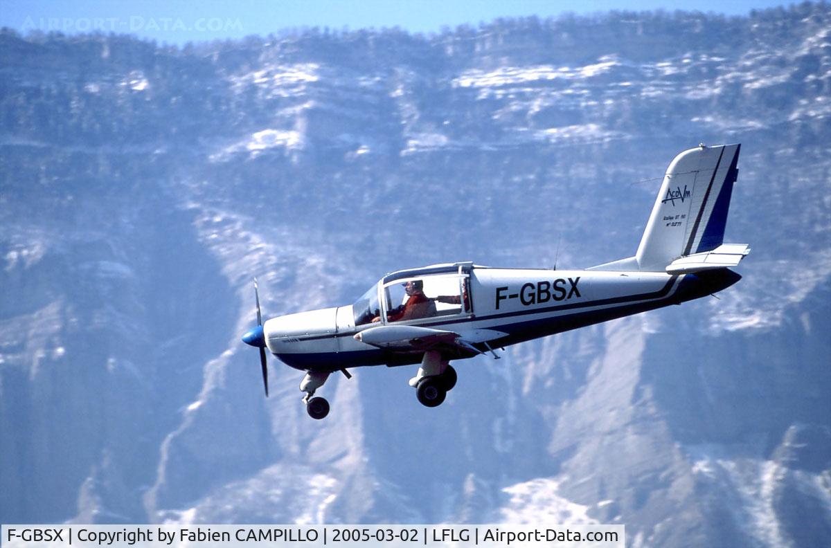 F-GBSX, Socata Rallye 110 ST C/N 3271, Grenoble Le Versoud