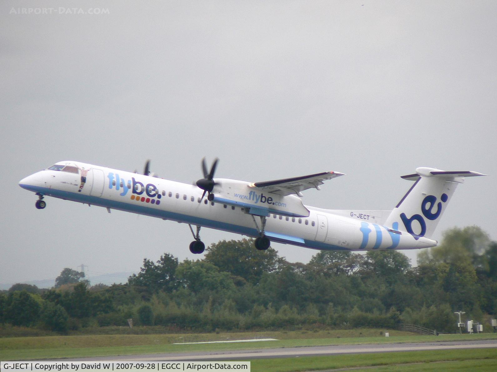 G-JECT, 2006 De Havilland Canada DHC-8-402Q Dash 8 C/N 4144, Take off!