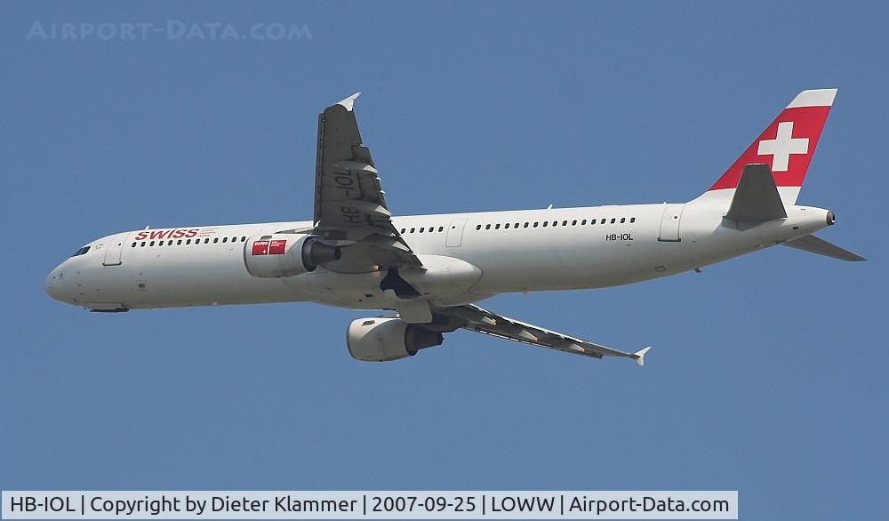 HB-IOL, 1999 Airbus A321-111 C/N 1144, SWISS A321