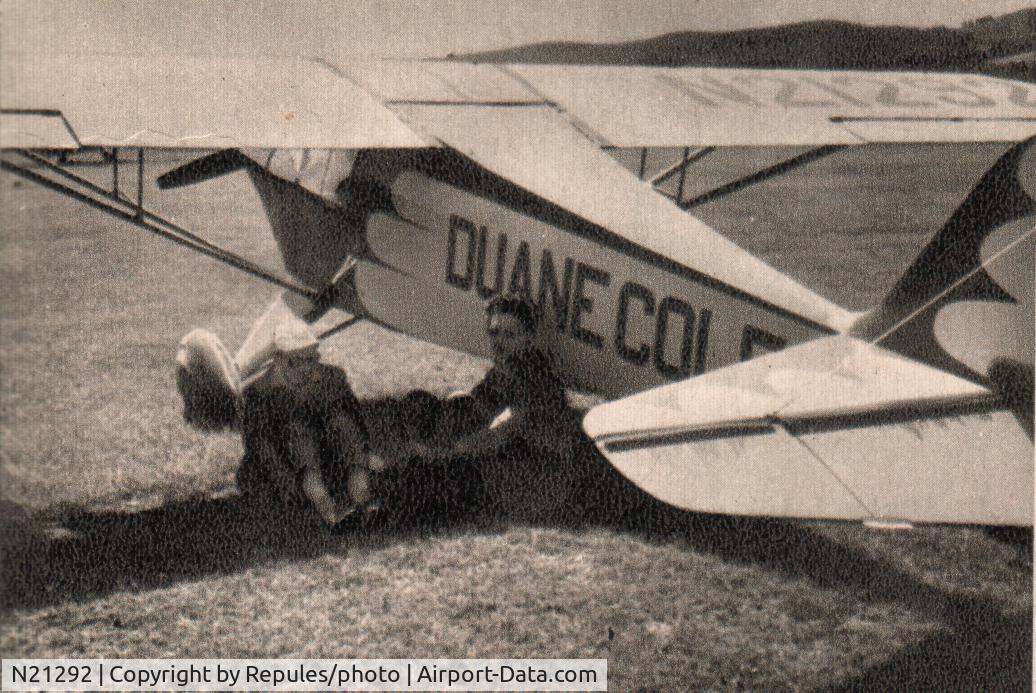 N21292, 1938 Taylorcraft BC C/N 1086, Hungarian news arhiv photo / Repules 1963.marcius