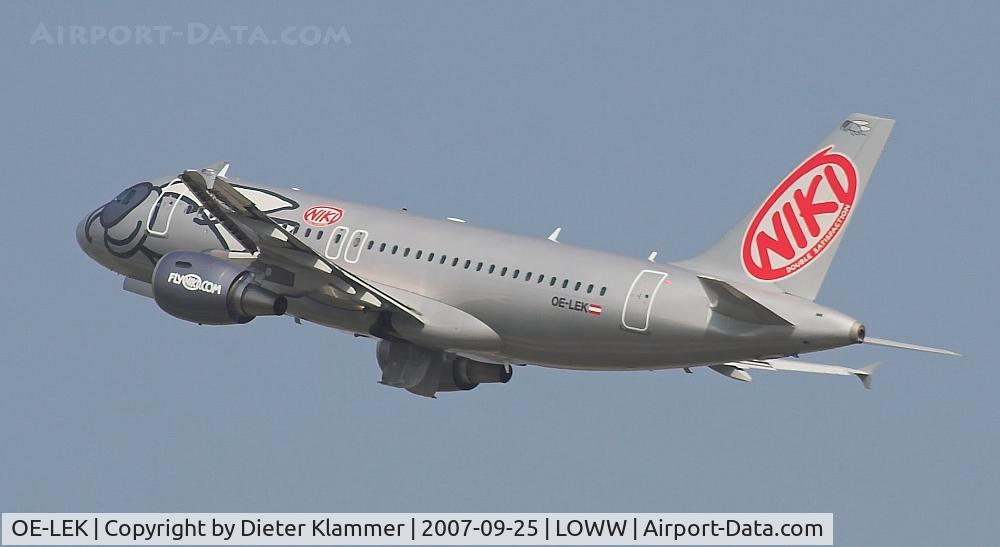 OE-LEK, 2007 Airbus A319-112 C/N 3019, NIKIS A319-112