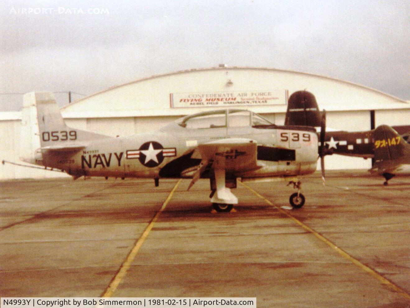 N4993Y, Piper PA-25-235 C/N 254806, 140539 (c/n226-116) At the time of the photograph, was N166ER.  Taken at Confederate AF - Harlingen, TX.