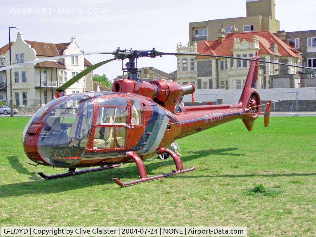 G-LOYD, 1975 Aerospatiale SA-341G Gazelle C/N 1289, Previous ID: G-SFTC - Annual 'Heliday' fly-in on the Sea Front, Weston-super-Mare
