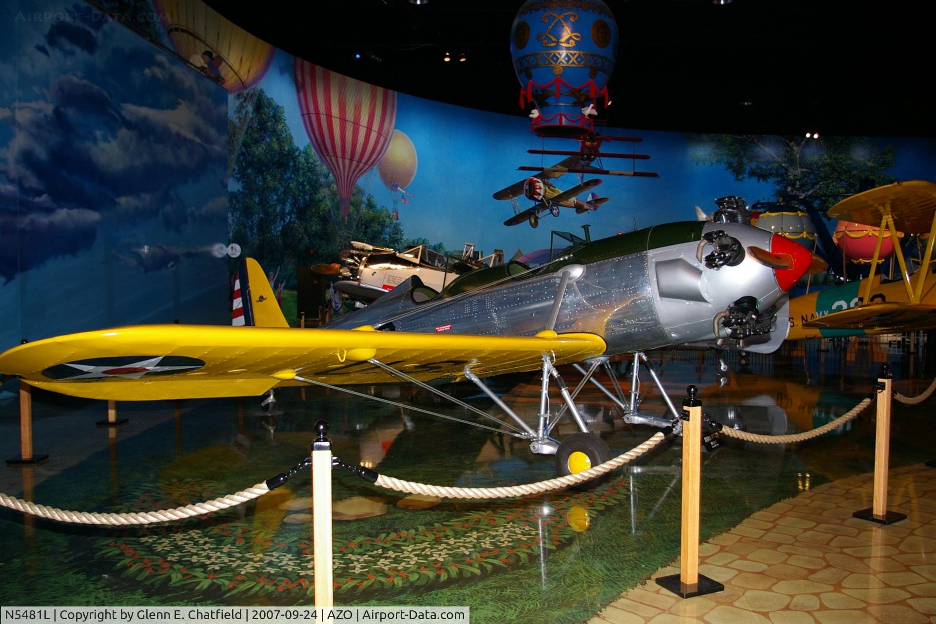 N5481L, 1942 Ryan Aeronautical ST3KR C/N 1861, PT-22 41-20652 at the Air Zoo