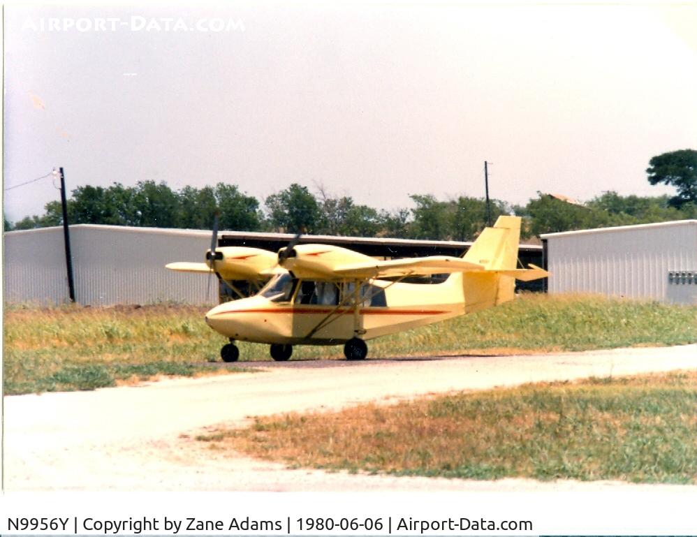 N9956Y, 1963 Champion 402 C/N 402-14, At former Mangham Airport, North Richland Hills, TX