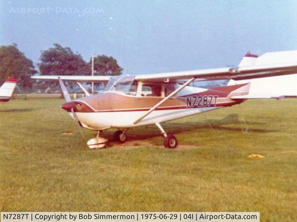 N7287T, 1959 Cessna 172A C/N 46887, Riley Johnson's 172 at Columbus SW in the mid-1970's.