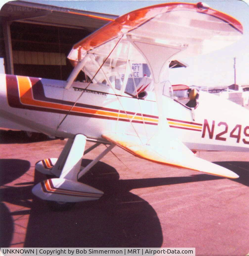 UNKNOWN, , Starduster 2 on the ramp at Marysville, OH in the summer of 1975.