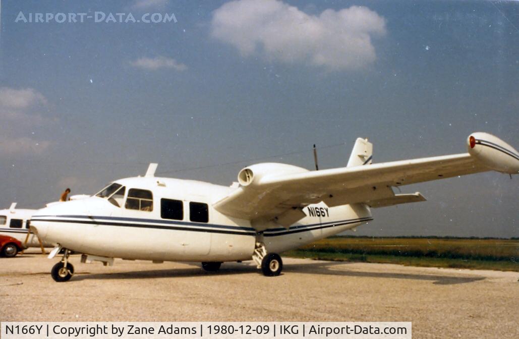 N166Y, 1959 Piaggio P-166 C/N 356, on the ramp at Kingsville